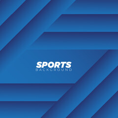 Fototapeta premium Simple Modern Vector Blue sport background for digital poster and websites 