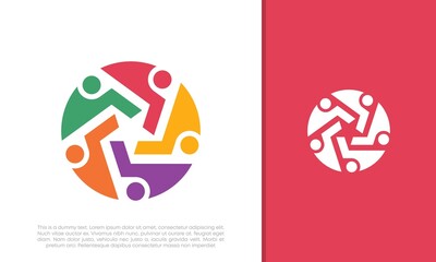 Global Community Logo Icon Elements Template. Community human Logo template vector. Community health care. Abstract Community logo. Social Networking logo designs.
