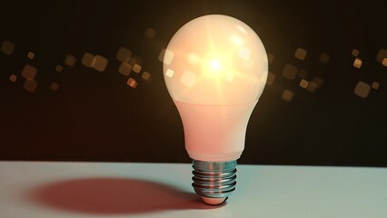 Light Lightbulb Idea Innovation New Light Stars Universe
