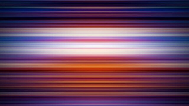 abstract background with colorful horizontal lines 4K Animation of colored lines. Seamless loop motion graphic. Abstract festive background.Red and blue horizontal hi-tech lines, seamless loop.