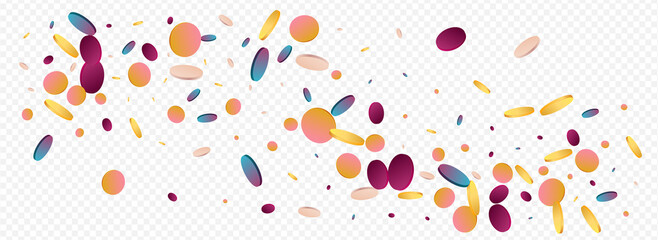 Multicolored Circle Celebration Panoramic
