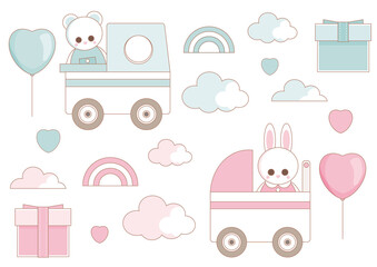 Baby Birthday Decorations for Boy and Girl