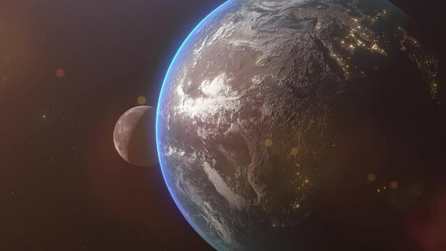 de la terre &agrave; la lune