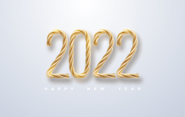 Obraz na płótnie Canvas Happy New 2022 Year