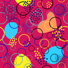 Abstract geometric seamless pattern. Abstract modern trendy vector illustration. Texture for design of wallpaper, poster, illustration, web