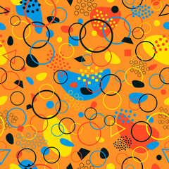 Abstract geometric seamless pattern. Abstract modern trendy vector illustration. Texture for design of wallpaper, poster, illustration