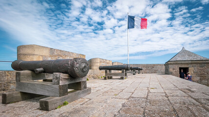 Fort National, Saint-Malo, Bretagne, France  - obrazy, fototapety, plakaty