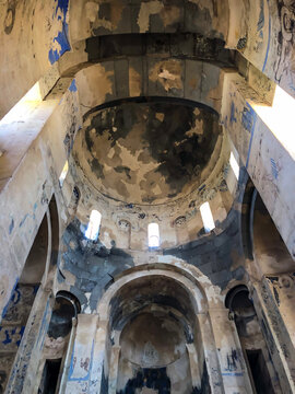 Akdamar church. Van province, Turkey. Church interior photos.