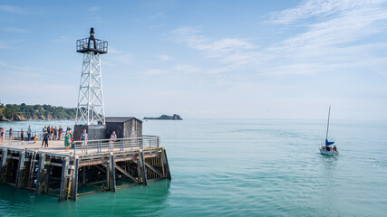 Obraz premium Phare de Cancale, Bretagne, France 