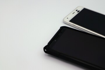 日本のスマートフォンのクローズアップ