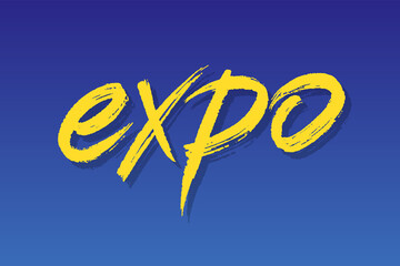 Expo vector lettering