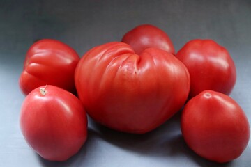Large homemade red with tomatoes
