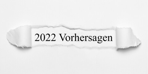 Vorhersagen