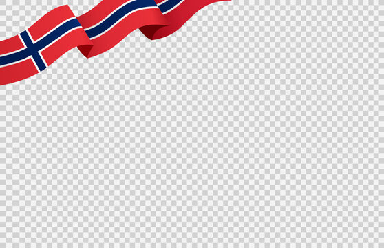 Waving flag of Norway isolated  on png or transparent  background,Symbol of Norway,template for banner,card,advertising ,promote, vector illustration top gold medal sport winner country