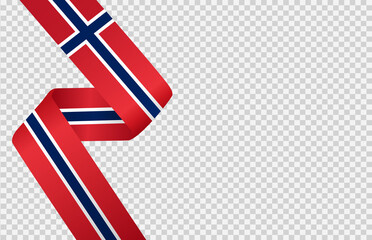 Waving flag of Norway isolated  on png or transparent  background,Symbol of Norway,template for banner,card,advertising ,promote, vector illustration top gold medal sport winner country