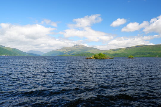 loch and mountains