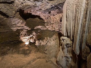 Tourist Lokvarka cave in the Gorski kotar region - Lokve, Croatia (Turistička špilja Lokvarka u regiji Gorski kotar - Lokve, Hrvatska)