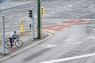 velo cycliste ville Bruxelles piste cyclable
