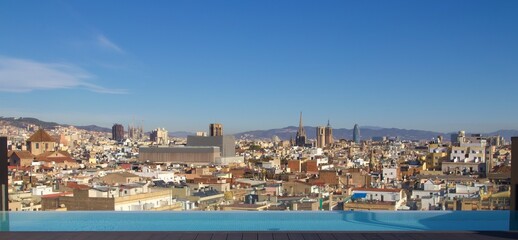 Obraz premium Barcelona city buildings places moments