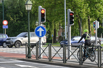 velo cycliste ville Bruxelles piste cyclable