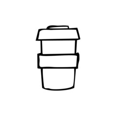 coffee vector icon illustration on white background