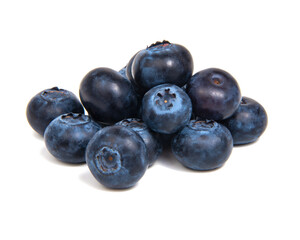 Fresh blueberry isolated on the white background