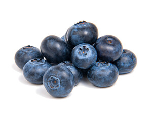 Fresh blueberry isolated on the white background