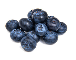 Fresh blueberry isolated on the white background