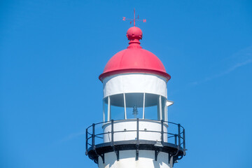 Fototapeta na wymiar Lighthouse Hellevoetsluis, South Holland Province, The Netherlands
