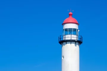 Foto op Canvas Lighthouse Hellevoetsluis, South Holland Province, The Netherlands © Holland-PhotostockNL