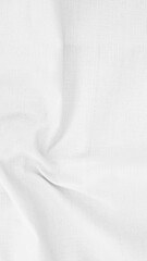 Obraz premium Fabric backdrop White linen canvas crumpled natural cotton fabric Natural handmade linen top view background Organic Eco textiles White Fabric linen texture