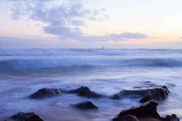 Obraz premium Point Lonsdale Back Beach at Sunset, Victoria, Australia
