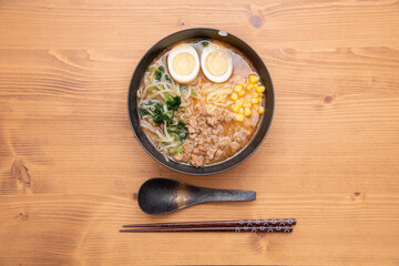 家庭の手作りラーメン