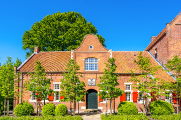 Sehenswürdigkeit Steinhaus in Bunderhee, Bunde, Ostfriesland, Deutschland 