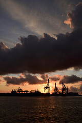 harbour port of Rotterdam