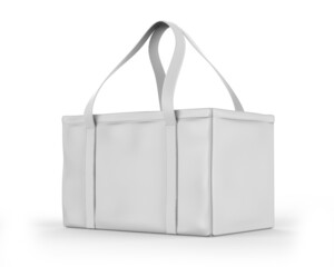 Blank Promotional Tote Bag for Branding. 3d Rendering Illustration.