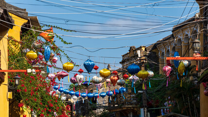 Fototapeta premium Cityscape of Hoi An, Vietnam at daytime.