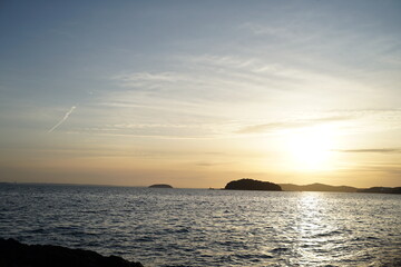 Fototapeta premium sunset over the sea