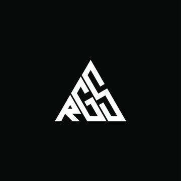 RGS letter logo creative design. RGS unique design