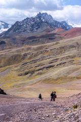 Rainbow Mountain, is a mountain in the Andes of Peru with an altitude of 5,200 metres  above sea...