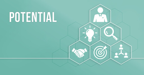 Internet, business, Technology and network concept. Coach motivate to personal development. Personal and career growth. Potential and motivation concepts