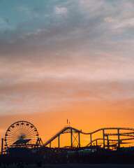 sunset at the park