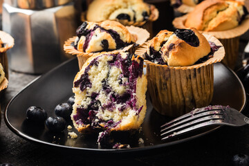 Dessert: Fresh Blueberry Muffin Cake
