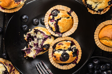 Dessert: Fresh Blueberry Muffin Cake