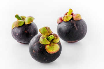 Mangosteen fresh fruit