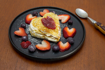 Strawberry crepe cake