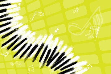  Music conceptual illustration