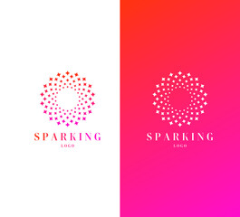 logo star cycle Star event logo teamplate star abstract logo design. Creative business concept icon. Vector idea logotype