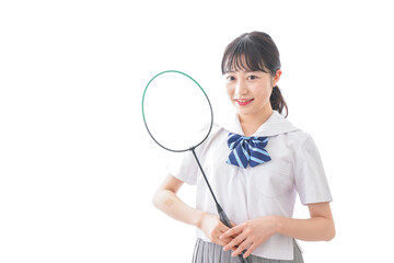 部活をする学生