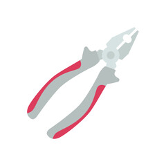 Closed pliers vector icon